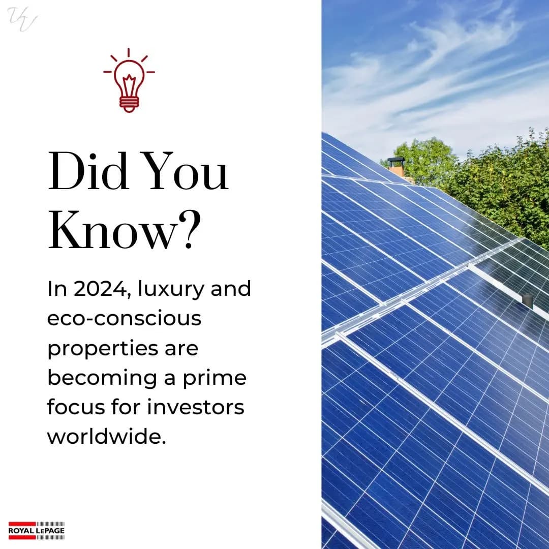 In 2024, luxury and eco-conscious properties are becoming a prime focus for investors worldwide.