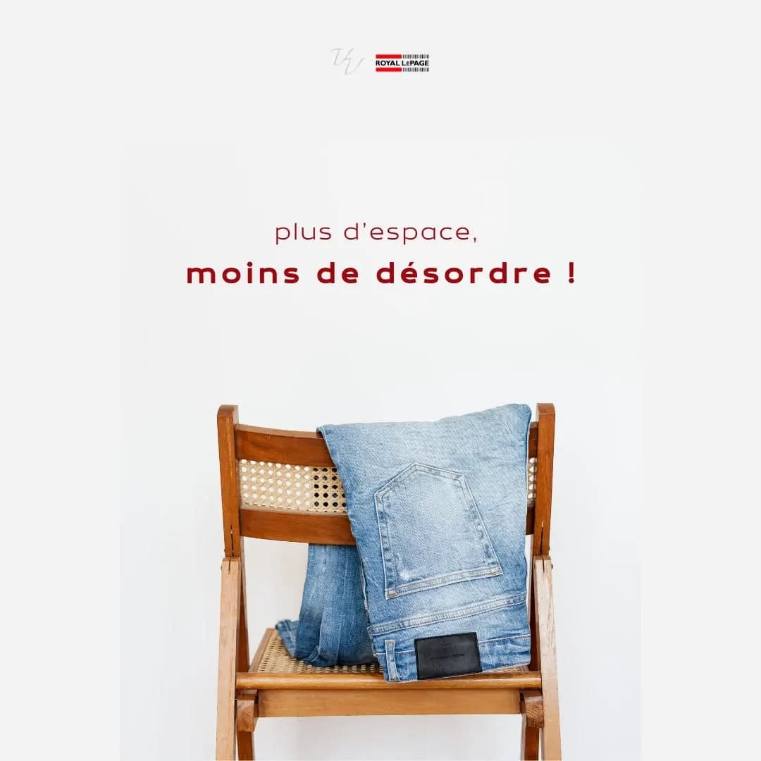Vous avez cette chaise qui sert de porte-vêtements pour le propre, le sale ou tout ce qui n’a pas de place ?