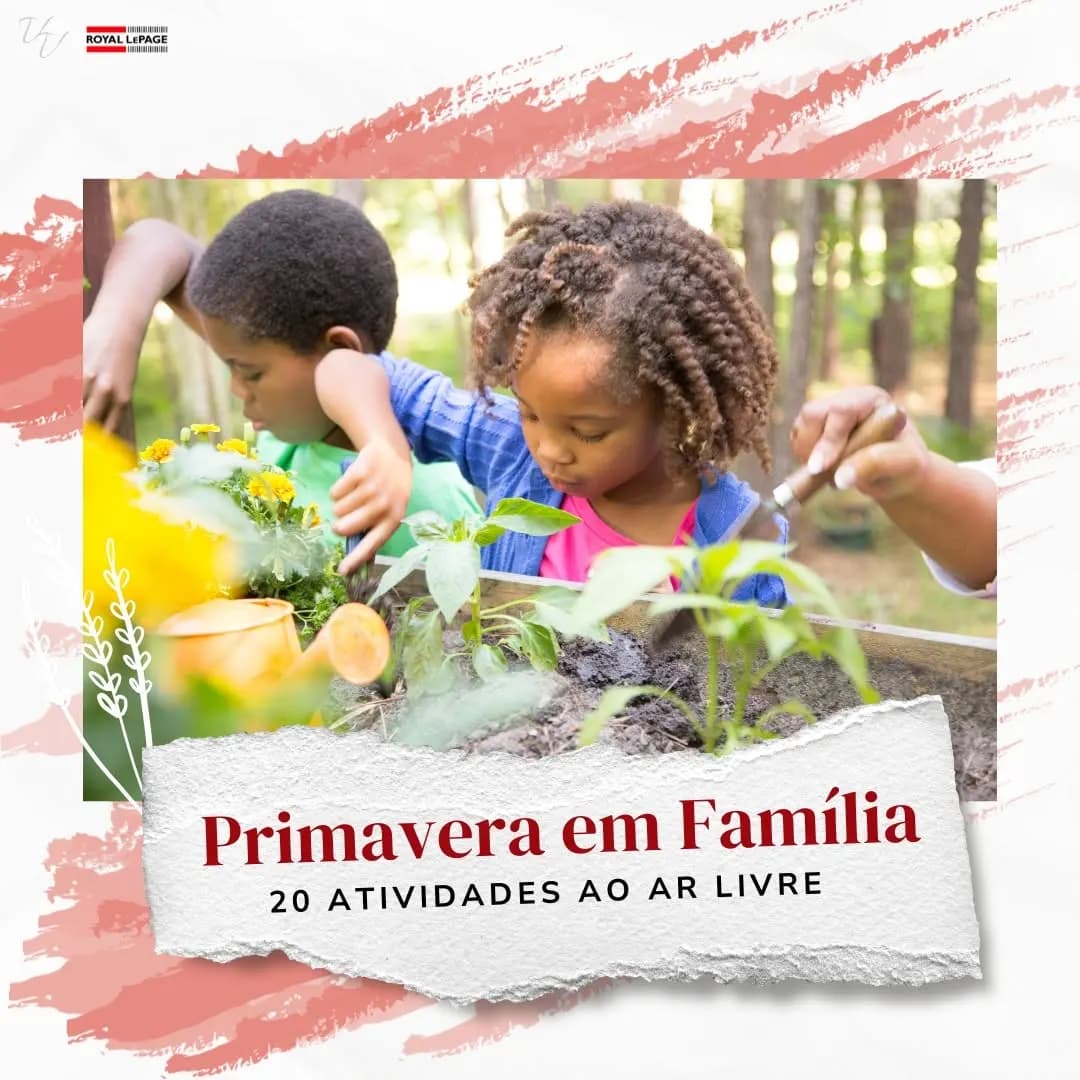 Depois de um longo inverno, a primavera é o momento perfeito para voltar a aproveitar o ar livre com a família.