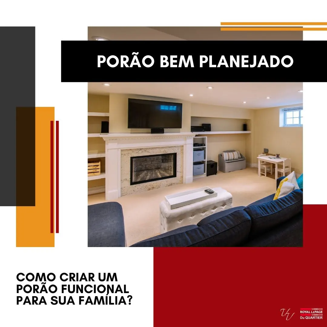 Um dos grandes benefícios de morar em uma casa é ter um porão — praticamente um andar extra cheio de possibilidades!