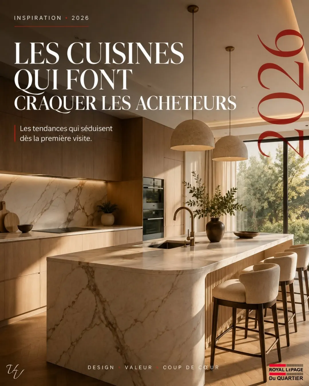 En 2026, la cuisine ne se contente plus d’être fonctionnelle… elle doit créer un coup de cœur.
