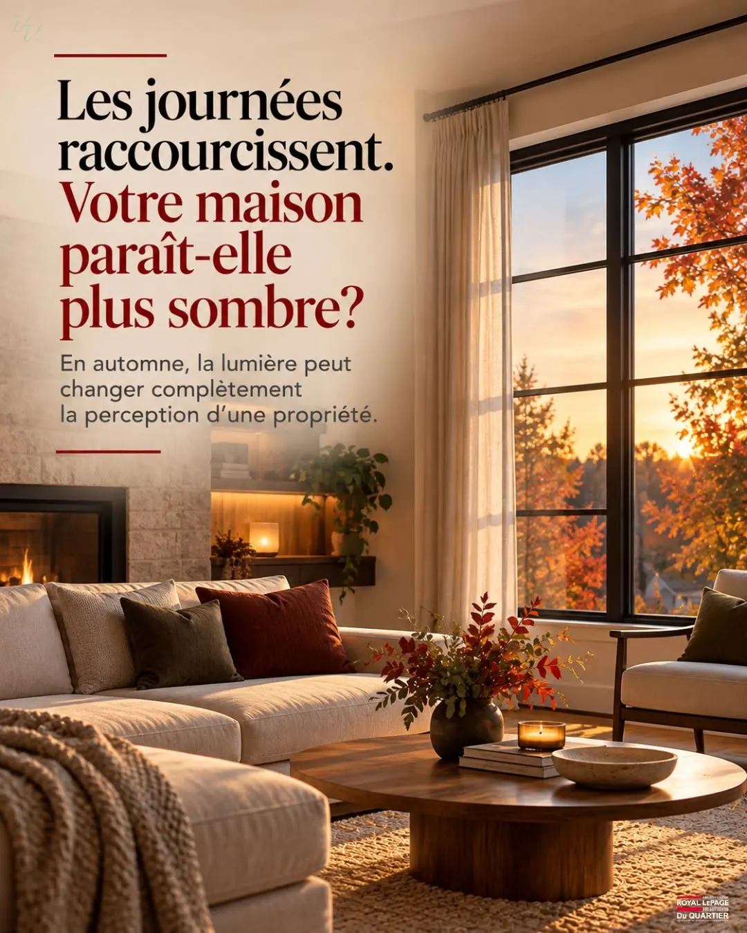 Les journées raccourcissent… et votre maison peut soudainement paraître plus sombre.