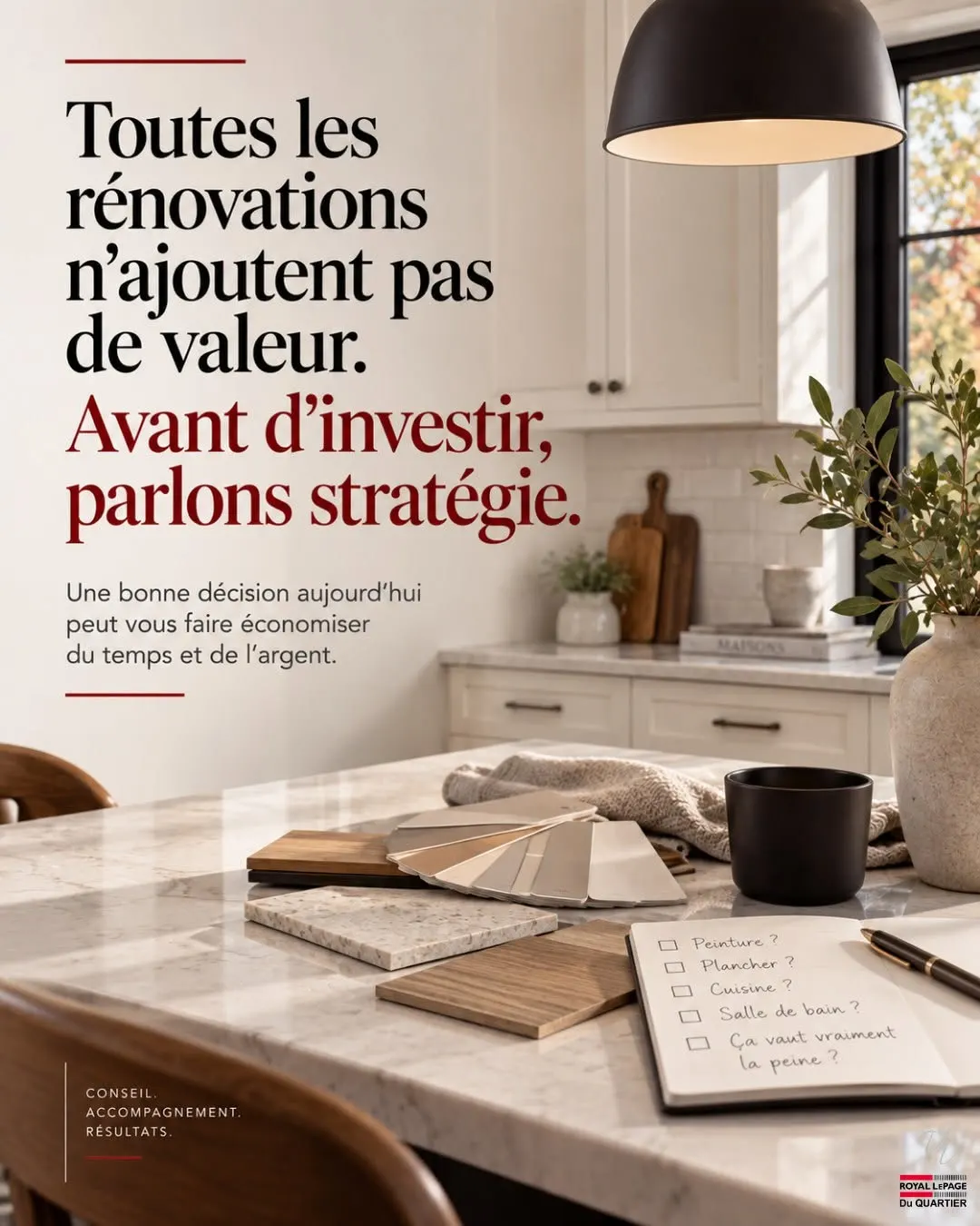 Bien sûr — l’image est belle, mais avant d’investir dans des rénovations, il faut savoir lesquelles auront…
